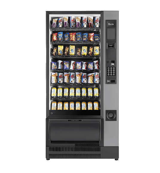 Distributeur automatique snacks et boissons Jazz Swing Necta — vending machine Île-de-France